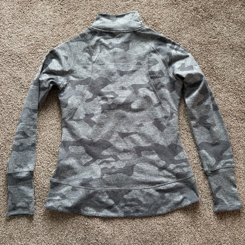 Camo Gray Half Zip